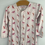 Size 18-24m: MagneticMe Pink/Multi Jungle Cats 1pc Footy PJs
