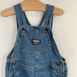 Size 12m: OshKosh Ligh Wash Snap Overalls
