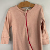 Size 12-18m: Parade Heathered Pink 1pc Zip PJs