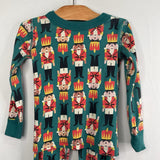 Size 4 (100): Hanna Anderson Green/Multi Nutcracker Print 2pc Holiday PJs REDUCED
