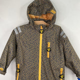 Size 18-24m: Ducksday Grey/Yellow Triangles Rainsuit