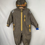 Size 18-24m: Ducksday Grey/Yellow Triangles Rainsuit