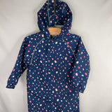 Size 2: Jan & Jul Blue/Colorful Terrazzo Rainsuit