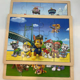 Paw Patrol 12pc Wooden Jigsaw Puzzle Set of 3