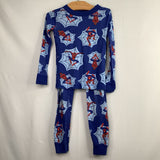 Size 4 (100): Hanna Andersson Blue/Red Spider-Man Organic Cotton 2pc Shorty PJs