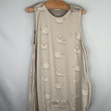 Size 2-4: Woolino Grey/White Sheep Merino Wool Sleep Sack