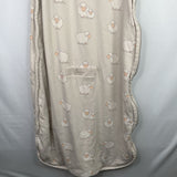 Size 2-4: Woolino Grey/White Sheep Merino Wool Sleep Sack