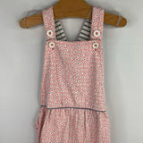 Size 12-18m: Boden Red/White/Blue Floral Overalls