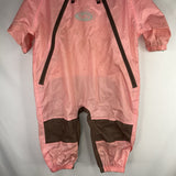 Size 18m: Tuffo Pink/Brown Muddy Buddy Rain Suit