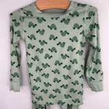 Size 3 (90): Hanna Andersson Green Turtle 2pc PJs