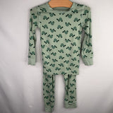 Size 3 (90): Hanna Andersson Green Turtle 2pc PJs