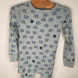 Size 3 (90): Hanna Andersson Blue Sheep 2pc PJs