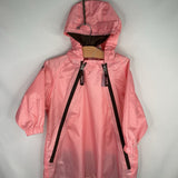 Size 2: Tuffo Pink/Brown Muddy Buddy Rain Suit