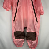 Size 2: Tuffo Pink/Brown Muddy Buddy Rain Suit