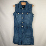 Size 6-7: Gap Blue Denim Shorty Tank Romper