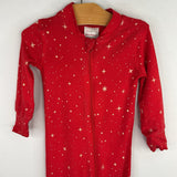 Size 6-12m (70): Hanna Andersson Red/White Star Long Sleeve 1pc PJs