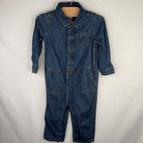Size 18-24m: Gap Blue Denim Snap Jumpsuit
