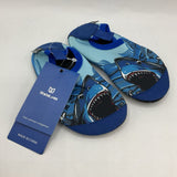 Size 6-7: WateLves Blue Shark Water Shoes