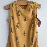 Size 12-18m: Parade Brown/Black Guitars Shorty Tank Romper