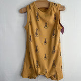Size 12-18m: Parade Brown/Black Guitars Shorty Tank Romper