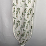Size NB: Copper Pearl White/Green Leaves Knot Nighty