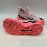 Size 13.5: Nike Pink/Black Slip-On Turf Cleats