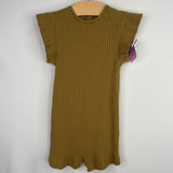 Size 2: Kate Quinn Green Ribbed Shorty Romper