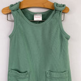 Size 6-12m (70): Hanna Andersson Green French Terry Overalls