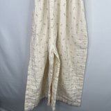 Size 5-6: Jamie Kay Creme/Yellow Floral Gauze Romper