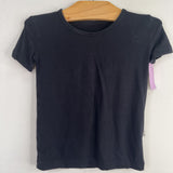 Size 3:Kyte Black 2pc Bamboo Shorty PJs