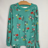Size 8 (130): Hanna Andersson Blue/Multi Little Mermaid 2pc PJs