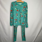 Size 8 (130): Hanna Andersson Blue/Multi Little Mermaid 2pc PJs