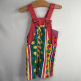 Size 4: Day Sportswear Girls Red/Multi Vegetable Shortalls
