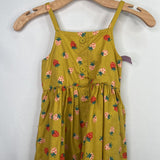 Size 8 (130): Hanna Andersson Green Strawberry Strappy Dress