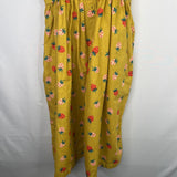 Size 8 (130): Hanna Andersson Green Strawberry Strappy Dress