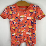 Size 7: Piccolina Orange Construction 2pc PJs