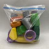 Bag of Assorted Plastic Play Food