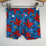 Size 2 (85): Hanna Andersson Blue/Red Dragon Print 2pc Shorty PJs