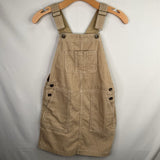 Size 10: Uniqlo Tan Corduroy Overall Dress