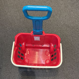 Toy Chef Shopping Cart w/ Play Food