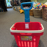 Toy Chef Shopping Cart w/ Play Food