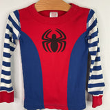 Size 4 (100): Hanna Andersson x Marvel Blue/Red Spiderman Organic Cotton 2pc Pjs