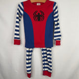 Size 4 (100): Hanna Andersson x Marvel Blue/Red Spiderman Organic Cotton 2pc Pjs