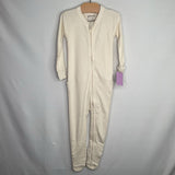 Size 12-18m: Goumi 1pc Long Sleeve Cream Zip-Up Pj NEW