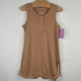 Size 6-12m: Goumi Tan Shorty Romper NEW