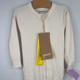 Size 12-18m: Goumi 1pc Long Sleeve Cream Zip-Up Pj NEW