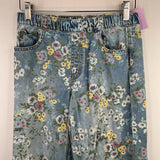 Size 10: Gap Floral Wide Leg Pull-On Jeans