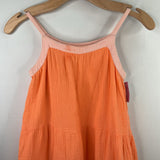 Size 9: Zara Pink/Orange Muslin Tank Dress