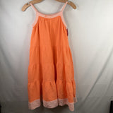 Size 9: Zara Pink/Orange Muslin Tank Dress