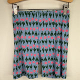 Size 10 (140): Hanna Andersson Blue Pink Tulip 2pc Shorty PJs